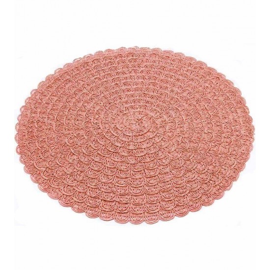 Lugar Americano 38,5cm De Poliéster Pétala Rose